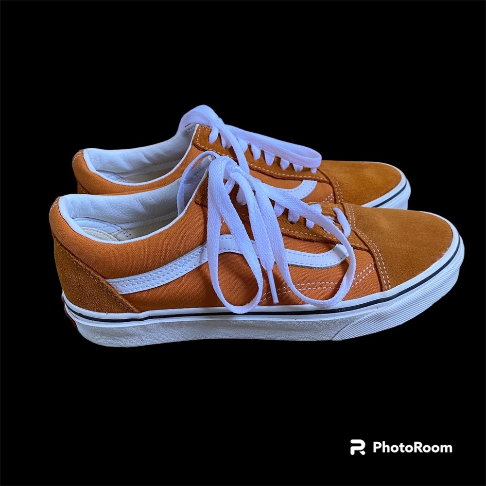 Orange Old Skool Vans